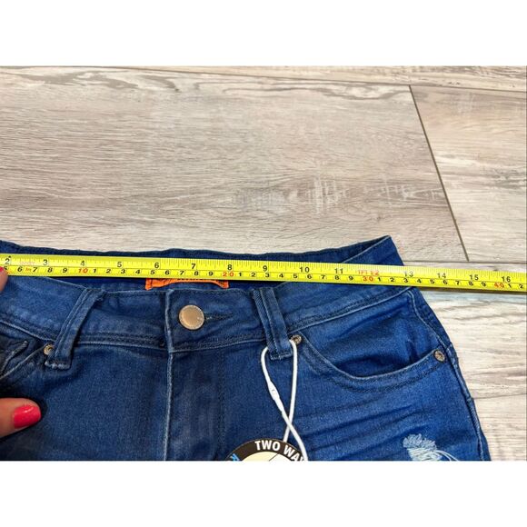 Wax Jeans Butt I Love You Distressed Jeans Size 3 - Picture 8 of 12